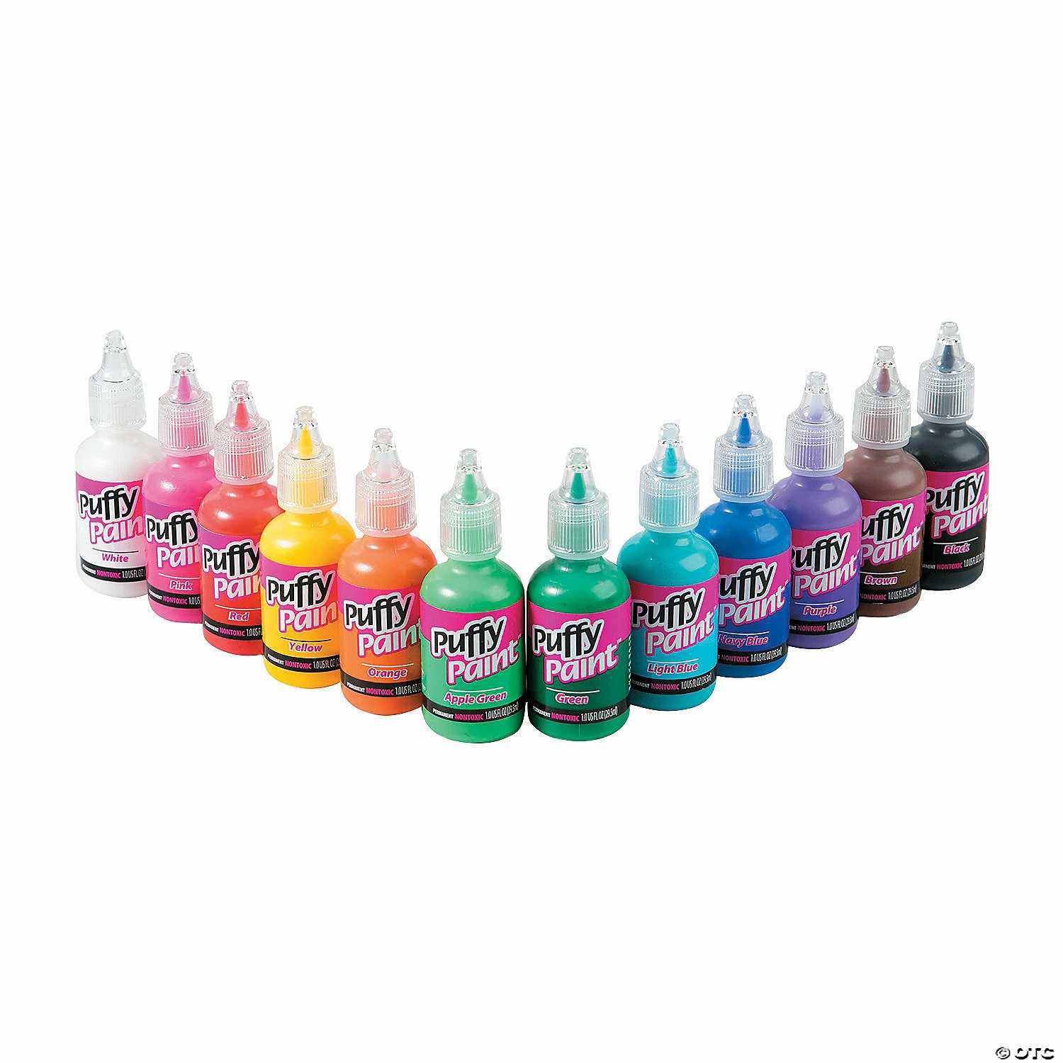 New 👏 1-oz. Tulip® Rainbow Puffy® Assorted Colors 3D Paint - Set of 12 ✨ - Image 2