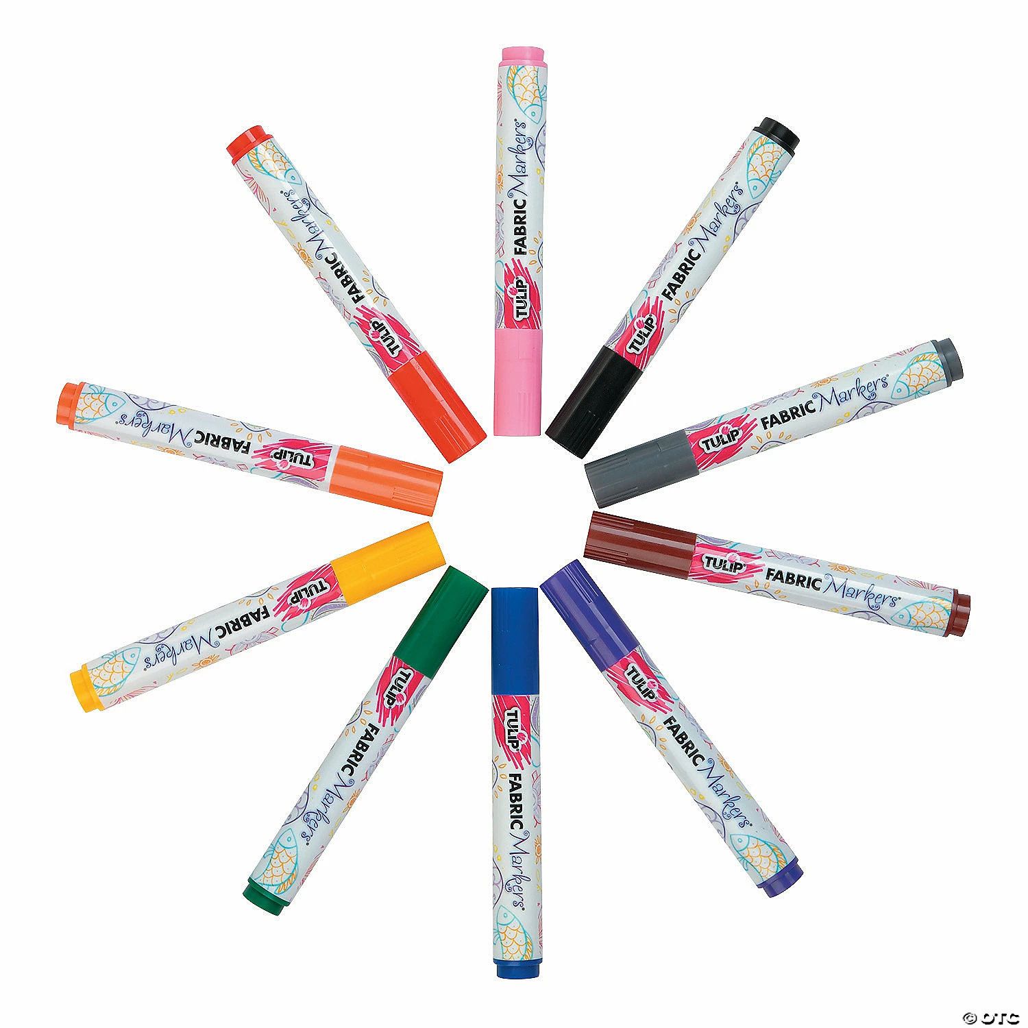 Flash Sale 🎉 10-Color Rainbow Colors Tulip® Brush Tip Fabric Markers 😉 - Image 2