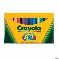 Deals 💯 12-Color Crayola® Colored Drawing Chalk 🎁