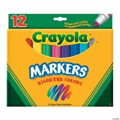 Best Pirce ✨ 12-Color Crayola® Cone Tip Markers 💯