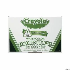 Wholesale ⌛ 12-Color Crayola® Watercolor Colored Pencils Classpack - 240 Pc. 🤩