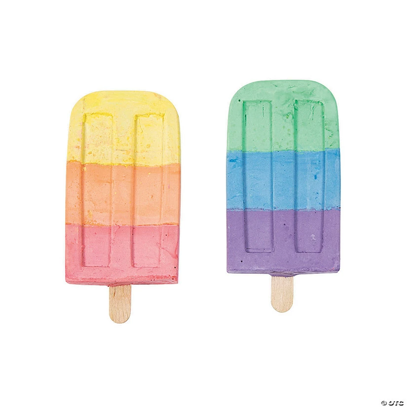 Flash Sale 🔥 12-Color Ice Pop Sidewalk Chalk 😍