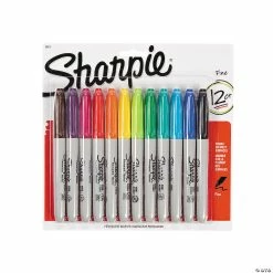 Deals 🔔 12-Color Sharpie® Fine Point Permanent Markers 🛒