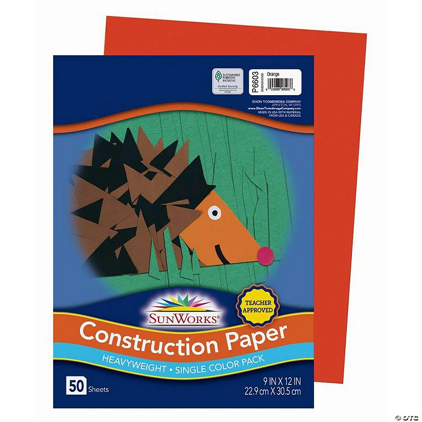 Best Pirce 🔥 Sunworks® 9" x 12" Heavyweight Construction Paper - 50 Sheets 🛒 - Image 2