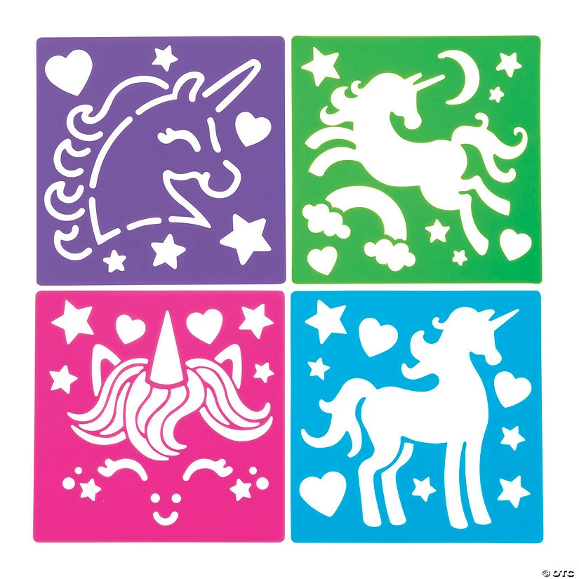 Top 10 🎁 Unicorn Stencils - 12 Pc. ✨ - Image 2
