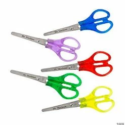 Buy 🔔 Personalized Plastic & Metal School Scissors - 12 Pc. ❤️