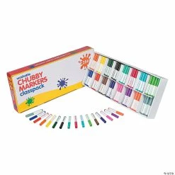 Wholesale 🎉 16-Color Chubby Washable Marker Classpack - 256 Pc. 🎉