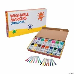 Best Pirce 🌟 16-Color Washable Marker Classpack - 256 Pc. 👍