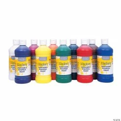 Coupon 🤩 16-oz. Washable Classic Colors Tempera Paint - 10 Pc. 🧨