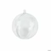 Buy 🎁 2 1/4" DIY Clear ❄ Christmas Ornaments - 48 Pc. ⭐