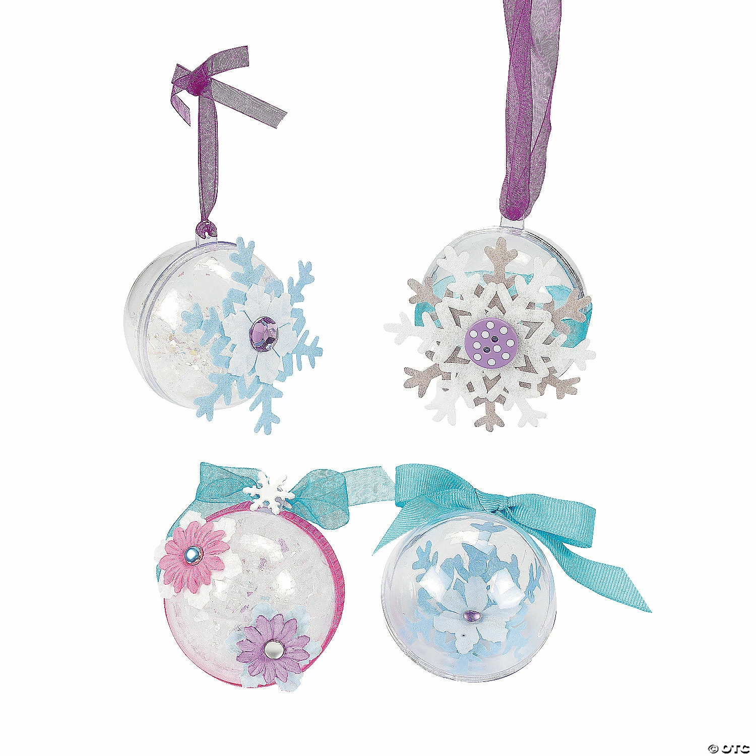 Outlet 😉 2 1/4" DIY Clear Ornaments - 12 Pc. ⭐ 2 Outlet 😉 2 1/4" DIY Clear Ornaments - 12 Pc. ⭐ - Image 2