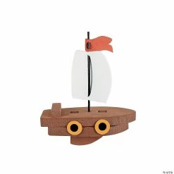 Promo 🛒 3D Floating Foam Ship Craft Kit - Makes 12 💯