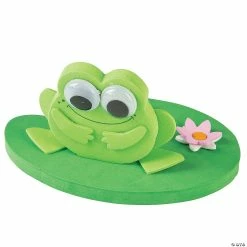 Cheapest ✔️ 3D Floating Frog on a Lily Pad Craft Kit - Makes 12 🤩
