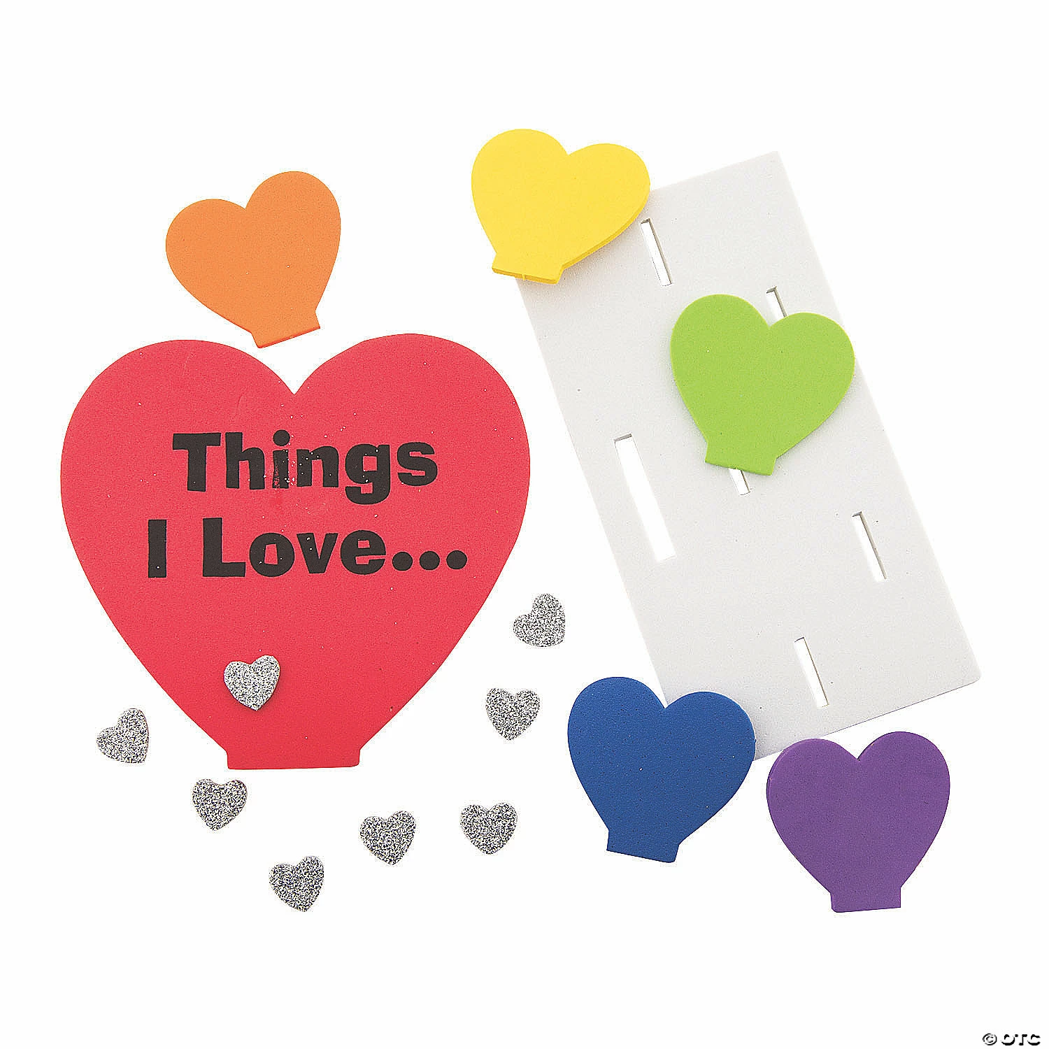 Discount 🎉 3D Things I Love Heart Craft Kit - Makes 12 🧨 - Image 2