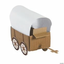 Discount ⭐ 3D Western Covered Wagon Craft Kit - Makes 12 👍