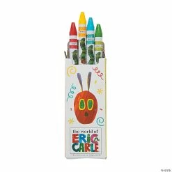 Discount 👍 4-Color The Very Hungry Caterpillar™ Crayons - 24 Boxes 😀