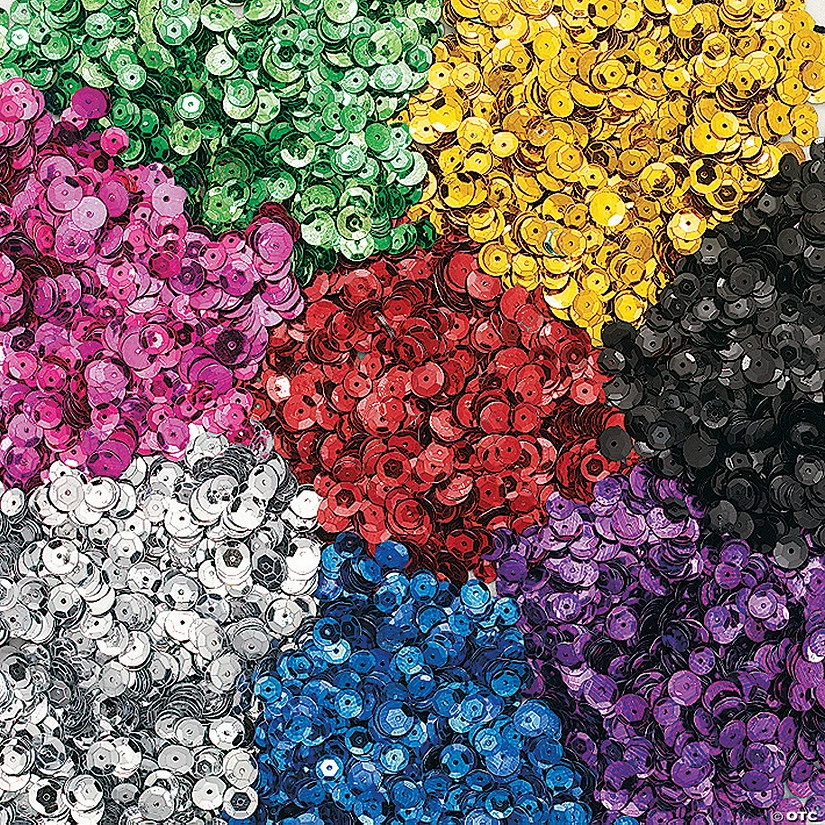 Promo 😀 Bright Sequin Assortment - 12 Pc. ⭐ 2 Promo 😀 Bright Sequin Assortment - 12 Pc. ⭐ - Image 2