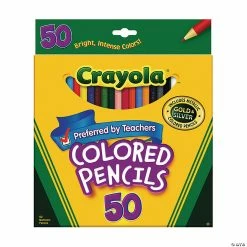 Discount 🔔 50-Color Crayola® Colored Pencils - 1 Box ❤️