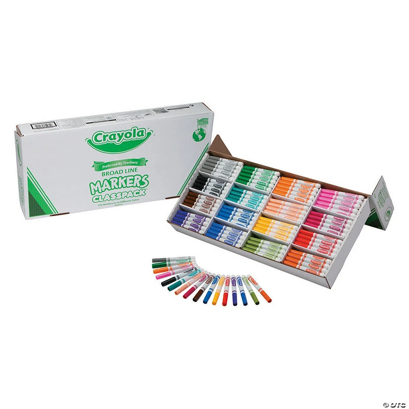 Hot Sale 👍 16-Color Crayola® Regular Conical Marker Classpack® - 256 Pc. 🔔 - Image 2