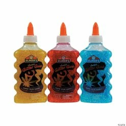 Buy ❤️ 6 oz Elmer's® Classic Assorted Colors Washable Glitter Glue - 3 Pc. 🛒