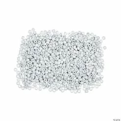 Cheap 🛒 6mm 1/2 Lb. of Solid Color Pony Beads - 1000 Pc. 👍