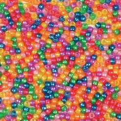 Coupon 🌟 6mm 1 Lb. of Pearl Pony Beads - 2000 Pc. 😀