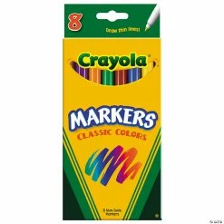 Promo 😀 8-Color Crayola® Classic Fine Tip Markers 🥰