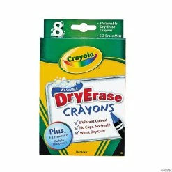 Best deal 🤩 8-Color Crayola® Dry Erase Crayons 😀