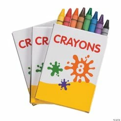 Best Pirce ⌛ 8-Color Crayons - 12 Boxes 💯