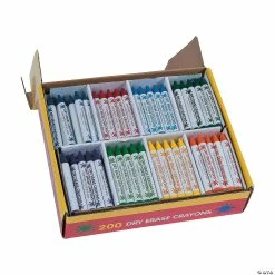 Coupon 💯 8-Color Dry Erase Crayon Classpack - 200 Pc. 🧨