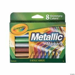 Coupon ✨ 8-Color Metallic Crayola® Markers ✨