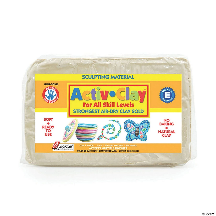 Discount 👍 Activa Products® Activ-Clay™ Air Dry Clay, White, 3.3 lbs. 🎁