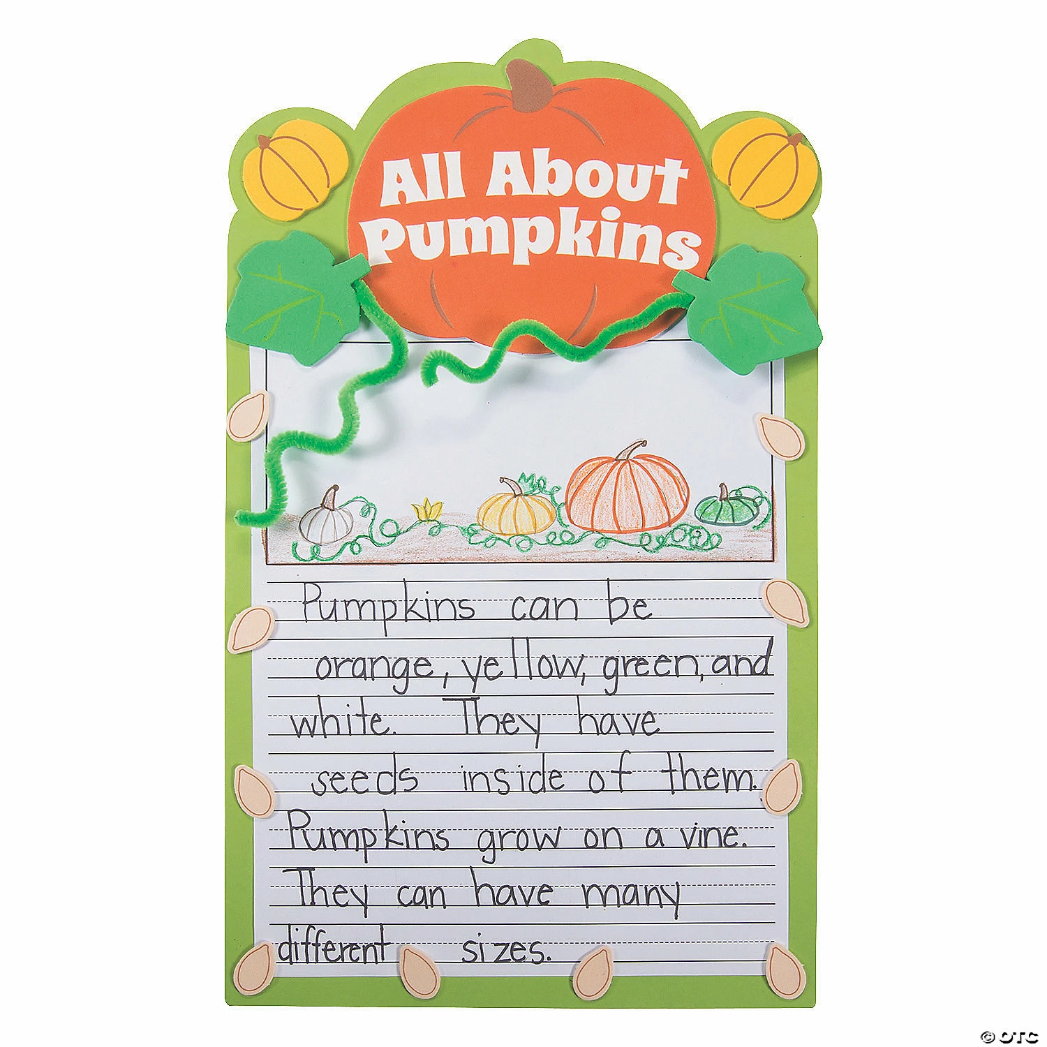 Top 10 🤩 All About Pumpkins Writing Prompt Craft Kit - Makes 12 👏