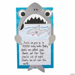 Budget 🥰 “All About Sharks” Writing Prompt Craft Kit- Makes 12 😉