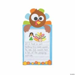 Outlet 🧨 All About Turkeys Writing Prompt Craft Kit - Makes 24 🧨