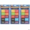 Discount ⌛ Ashley Productions Non-Magnetic Mini Whiteboard Erasers, Chalk Loop, 10 Per Pack, 3 Packs 💯