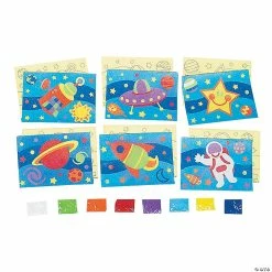 Deals 👏 Awesome Outer Space Sand Art Sets - 24 Pc. 🧨
