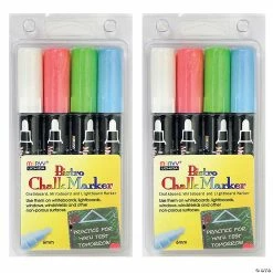 Cheapest ✨ Bistro Chalk Markers Broad Tip, 4 Per Set, 2 Sets 🎉