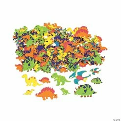 New ✨ Bulk Dinosaur Self-Adhesive Shapes - 500 Pc. 🤩