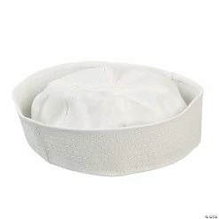 Cheap 🎁 Bulk DIY White Sailor Hats - 48 Pc. ⌛