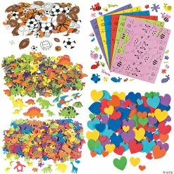 Promo 💯 Bulk Foam Self-Adhesive Shapes Kit - 2532 Pc. ⭐