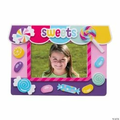 Flash Sale 🌟 Candy World Picture Frame Magnet Craft Kit - Makes 12 ✨