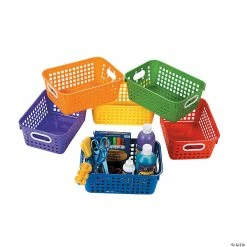 Best Sale 🤩 Classroom Storage Tall Baskets with Handles - 6 Pc. 😍