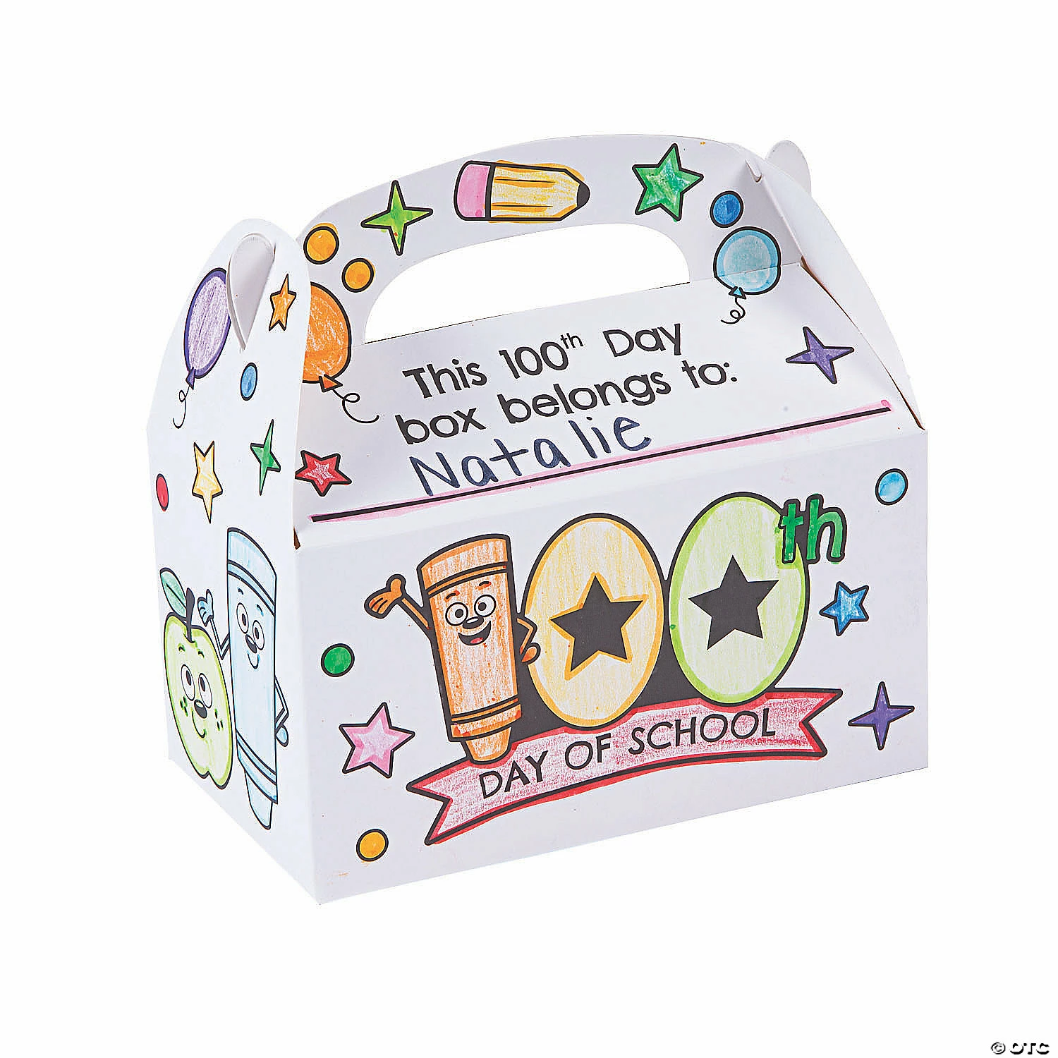 New 😍 Color Your Own 100th Day of School Boxes - 12 Pc. 🔥 2 New 😍 Color Your Own 100th Day of School Boxes - 12 Pc. 🔥 - Image 2