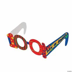 Best deal ❤️ Color Your Own 100th Day of School Glasses - 12 Pc. ⌛