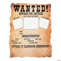 Coupon 🔔 Color Your Own All About Me Wanted Posters - 30 Pc. 🤩