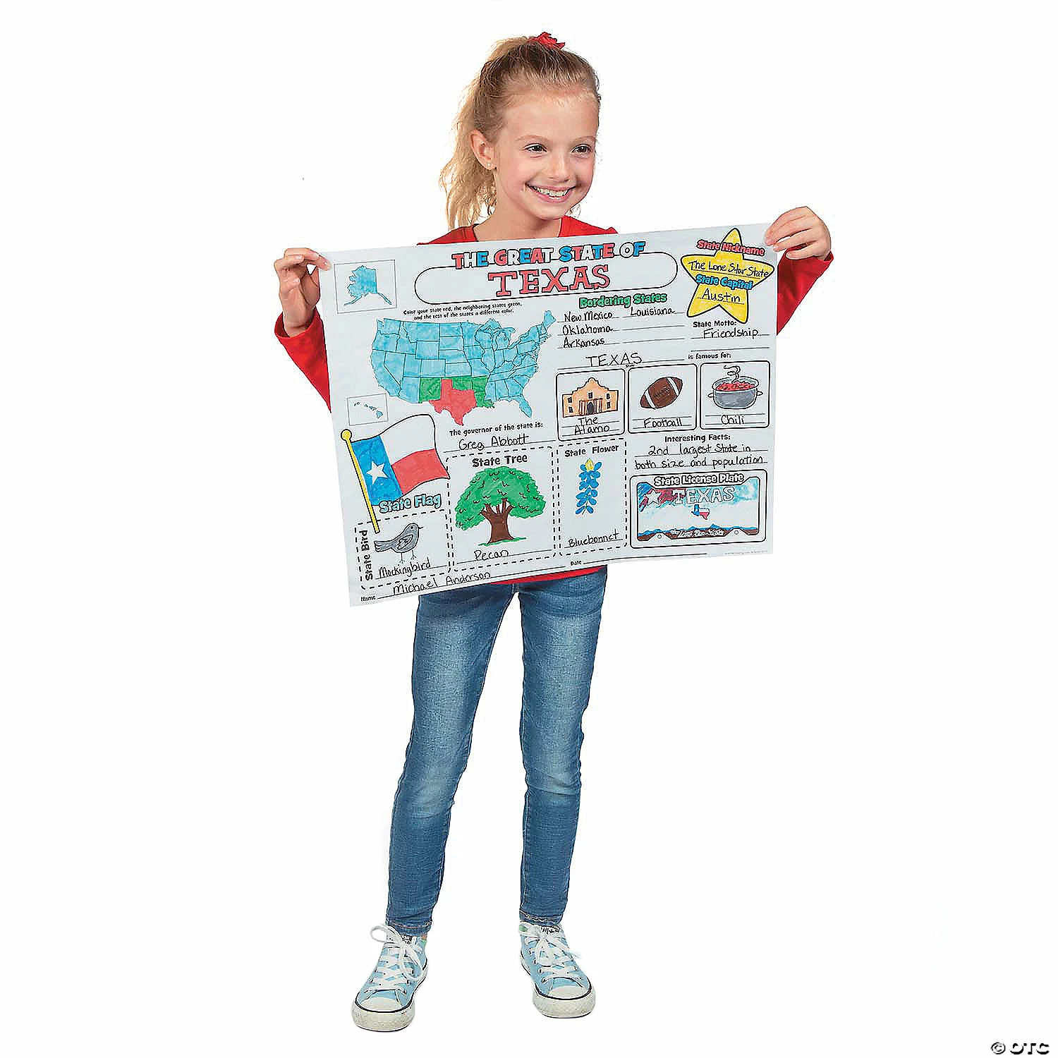 Best deal ❤️ Color Your Own All About My State Posters - 30 Pc. 👍 - Image 3