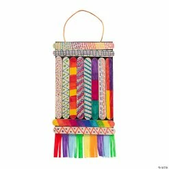 Best Sale 🌟 Color Your Own Craft Stick Hanging Decoration Craft Kit - 12 Pc. 😀