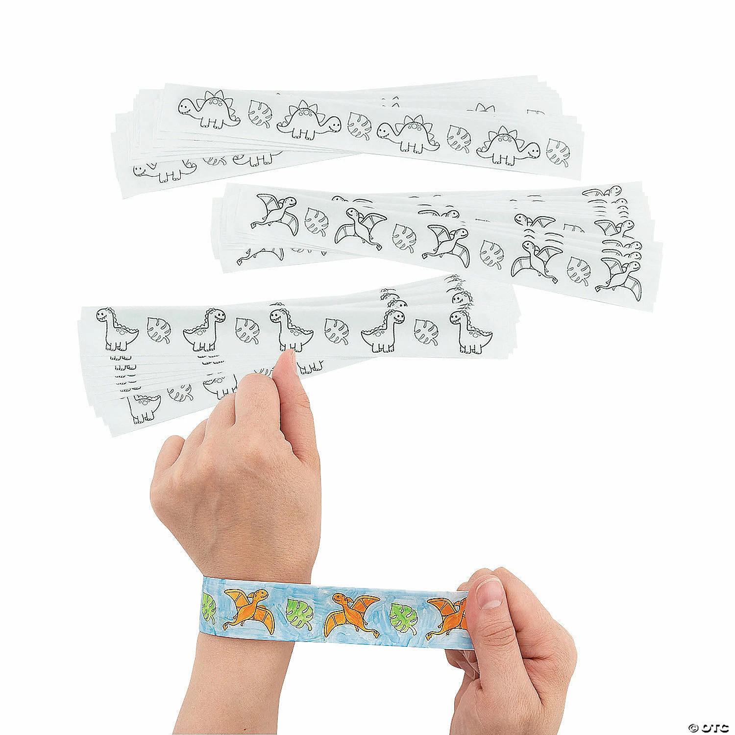 Best reviews of 🌟 Color Your Own Dinosaur Slap Bracelets - 48 Pc. 🔔