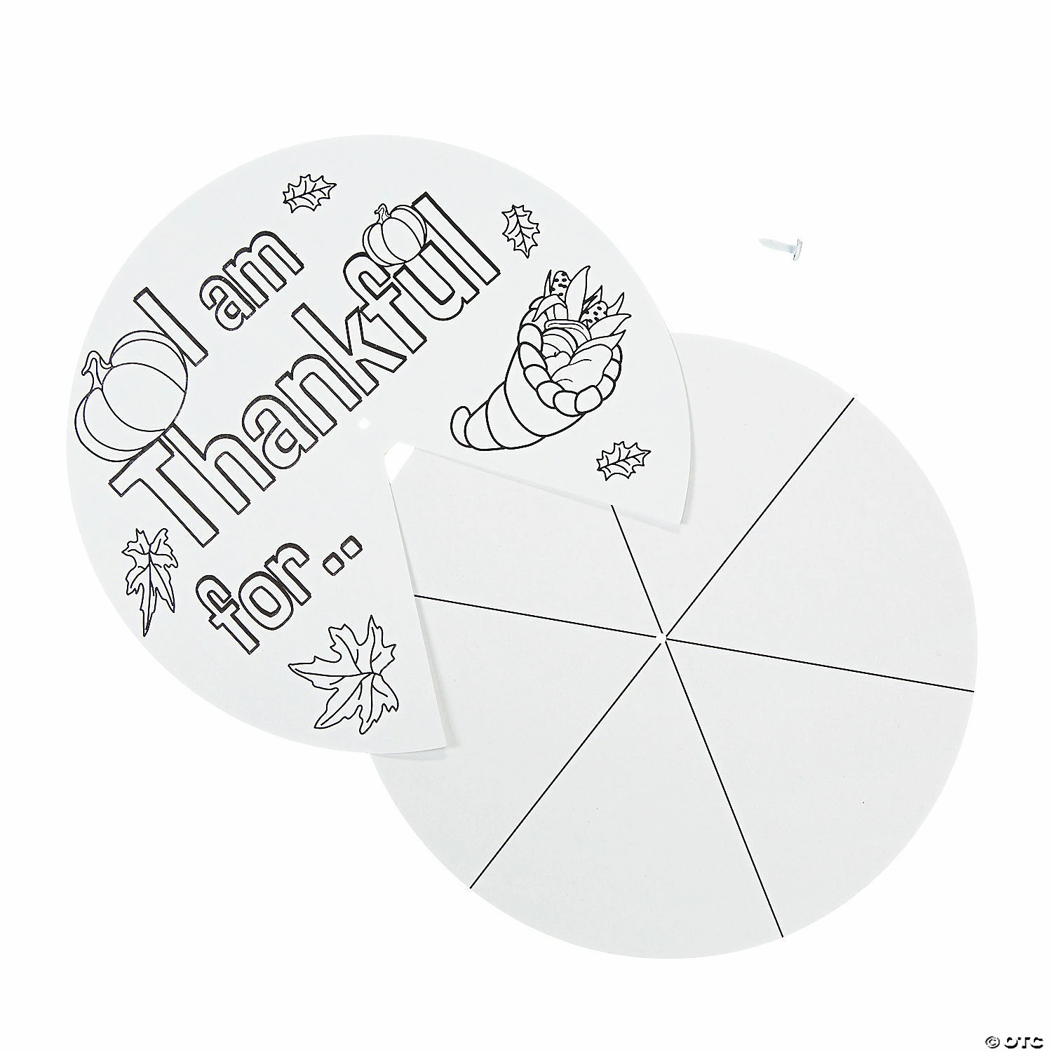 Promo 😍 Color Your Own I Am Thankful for Wheels - 12 Pc. 🔥 - Image 2